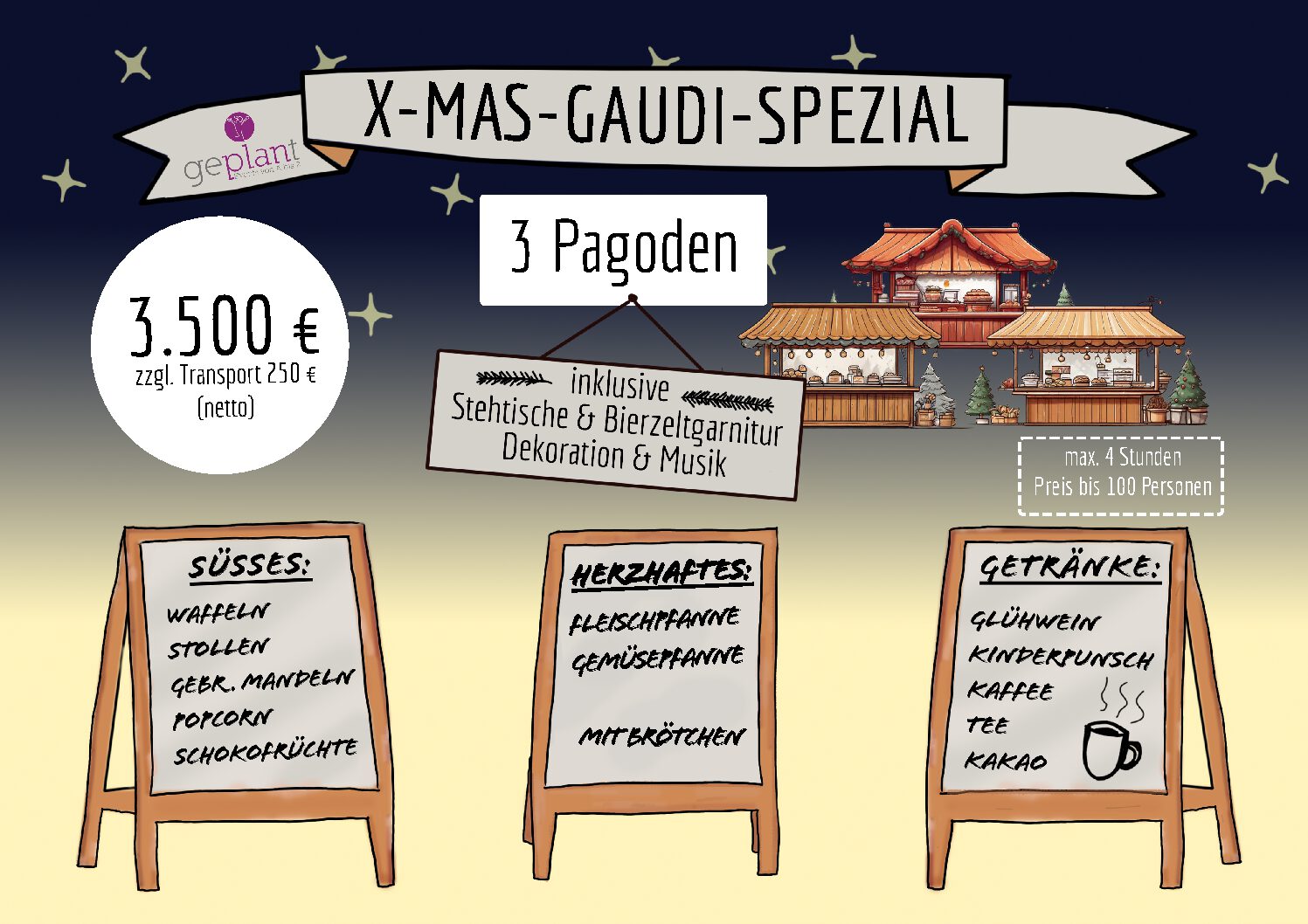 X-mas Spezial geplant events
